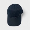French Connection Men's Classic Black Baseball Cap - Adjustable Fit, Premium Cotton, Casual Everyday Style - 2 of 4