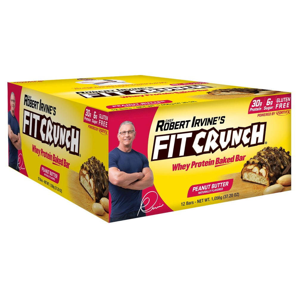 UPC 839138002620 - Fit Crunch Whey Protein Bar Peanut Butter - 12 Count ...