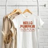 Simply Sage Market Women's Hello Pumpkin Distressed Short Sleeve Garment Dyed Tee - 3 of 4