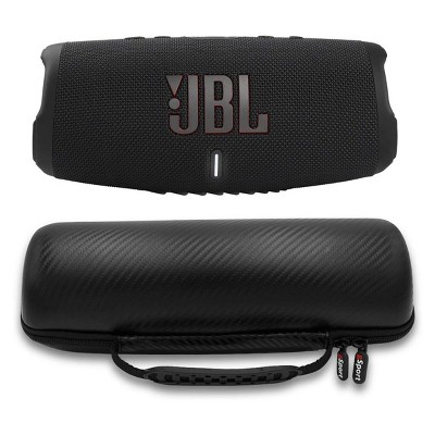 JBL Charge 5 Waterproof Portable Bluetooth Speaker with gSport Carbon Fiber Case