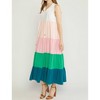 Women's Colorblock Maxi Dress - entro - 2 of 4
