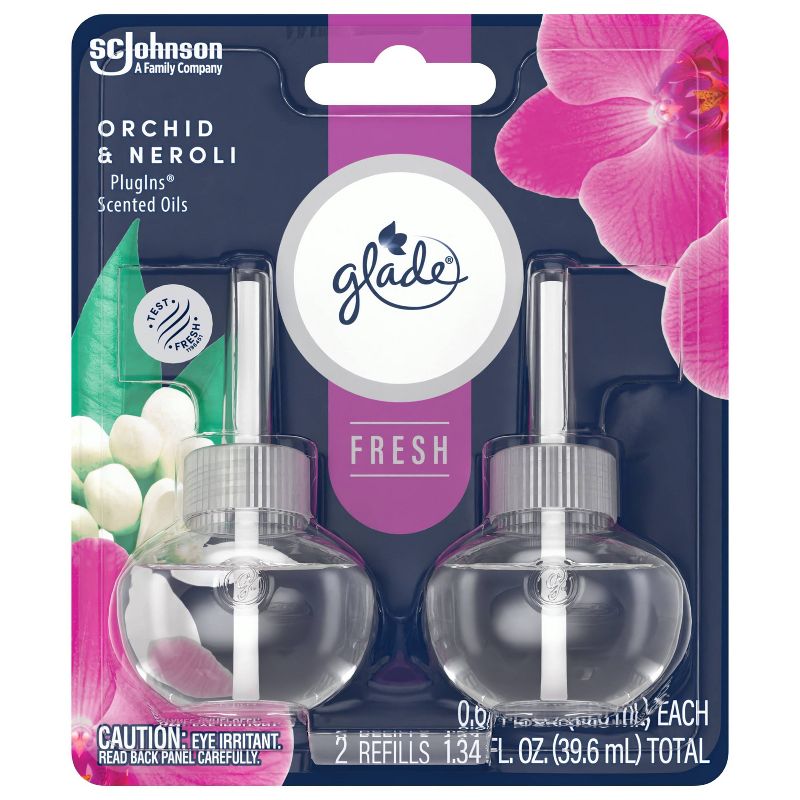 Glade PlugIns Scented Oil Air Freshener - Orchid &#38; Neroli - 1.34oz/2pk, 5 of 18