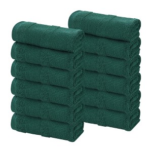Ribbed Cotton Highly Absorbent Medium Weight Bath Towels, Set of 3 by Blue Nile Mills - 1 of 4