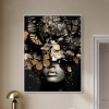 Art Remedy Butterfly Golden Goddess Gold Fashion Wall Art Framed - 2 of 4