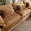 112" Chenille L-Shaped Cloud Sectional Sofa with Removable Ottoman - 3 of 4