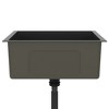vidaXL Handmade Kitchen Sink Black Stainless Steel - 4 of 4