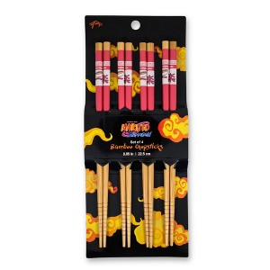 Just Funky Naruto: Shippuden Ichiraku Ramen Bamboo Chopsticks | Set of 4 - 1 of 4