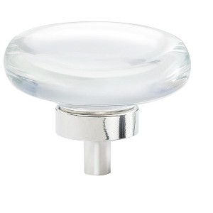 Amerock Glacio Round Cabinet or Furniture Knob - 1 of 4