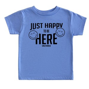 The Juniper Shop SmileyWorld Just Happy To Be Here Toddler Short Sleeve Tee - 1 of 4