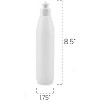 Cornucopia Brands 8oz Squeeze Bottles for Dish Soap and Sauces 6pk; Push Pull Cap Dispenser HDPE Squirt Bottles - 3 of 4