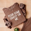 Simply Sage Market Gravy On Me Lightweight Garment Dyed Sweatshirt - 3 of 4