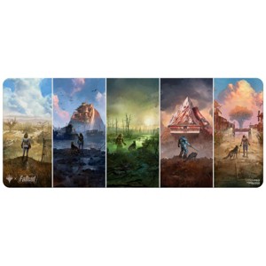 Ultra PRO Fallout Wasteland Basic Lands Medley 6ft Table Playmat - 1 of 1