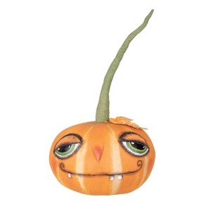 GALLERIE II Halloween Jack Pumpkin Head Jack O' Lantern Harvest Folk Art Doll Collectible Figurine - 1 of 4