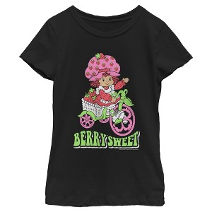 Girl's Strawberry Shortcake Berry on a Cart T-Shirt - 1 of 4