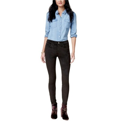 7 For All ManKind Womens Velvet Skinny Fit Jeans