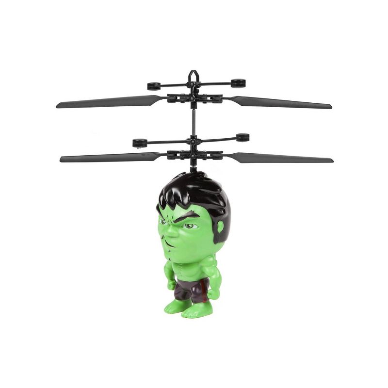 World Tech Toys Marvel 3.5&#34; Hulk Flying Figure IR Helicopter, 3 of 6