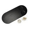 Storied Home Elegant Mango Wood Tray with 2-Piece Marble Bowls and a Gold Finish Stainless Steel Spoon, Multicolor - 4 of 4