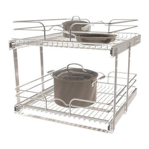5WB2 Chrome Pull-Out Baskets For Your Kitchen Cabinet Installation