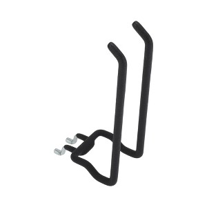 Unique Bargains Garage Storage Hooks Large Square Pegboard Hook Black 1 Pc - 1 of 4