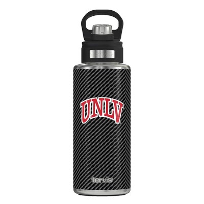 NCAA UNLV Rebels 32oz Carbon Fiber Stainless Steel Water Bottle