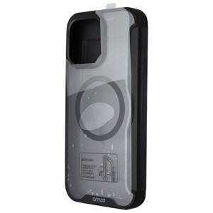 Ampd TPU/Acrylic Flip Wallet Case for MagSafe for iPhone 15 Pro Max - Clr/Blk - 1 of 1
