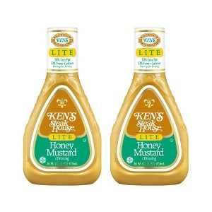 Ken's Steak House Lite Honey Mustard Dressing 16 Fl Oz (Pack of 2) - 1 of 1