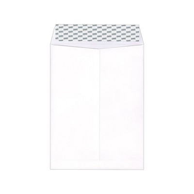 Staples EasyClose Catalog Envelopes 6' x 9" White Wove 100/Box (20139) 892099N