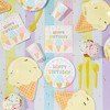 Blue Panda 3 Pack Ice Cream Birthday Party Decorations, Plastic Tablecloth (54 x 108 in) - image 2 of 4