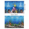 Unique Bargains Aquarium Background Poster Double-sided Aquarium Fish Tank Background Decorative Paper Sticker 1 Pc - 4 of 4