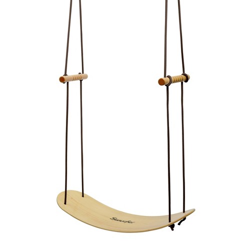 Swurfer Sway Wood Tree Swing with Rope