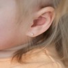 Baby Girls' Tiny Pave CZ Heart Screw Back 14k Gold Earrings - In Season Jewelry - 3 of 4