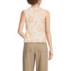 Lands' End Women's Fine Gauge Eyelash Printed Sleeveless Sweater - 2 of 4