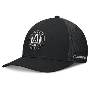 MLS Atlanta United FC Black Structured Mesh Back Hat - 1 of 4