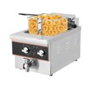 Electric Deep Fryer, Deep Fryer with Oil Drain, 30 Min Timer, Rotary Fryer Head, Stainless Steel Countertop Fryers for Home & Commercial Use - 2 of 4