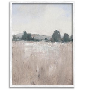 Stupell Industries Rural Autumn Grassland Field Nature Framed Giclee Art - 1 of 4