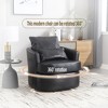 NicBex 360 Degree Swivel Barrel Chair Comfy Round Accent Sofa Chair Lounge Chair for Living Room, Bedoom, Reading Room - 2 of 4