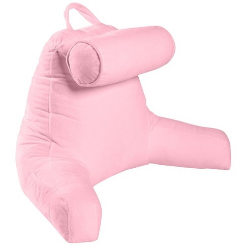 Cheer Collection Extra Replacement Cover For Tv And Reading Pillow With Bolster Pink pillowcase Only Target