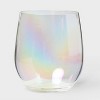 4pk 14 fl oz Stemless Wine Iridescent - Sun Squad™ - 2 of 2