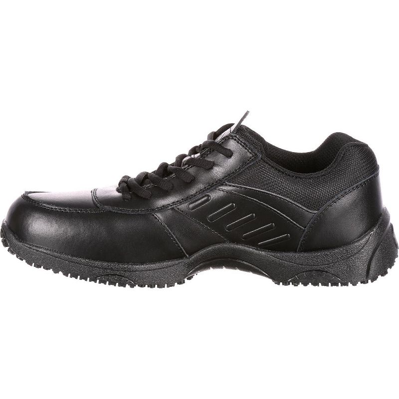 Men's SlipGrips Stride Slip-Resistant Work Athletic Shoe, SG7020, Black, Size 6.5(Wide), 5 of 8