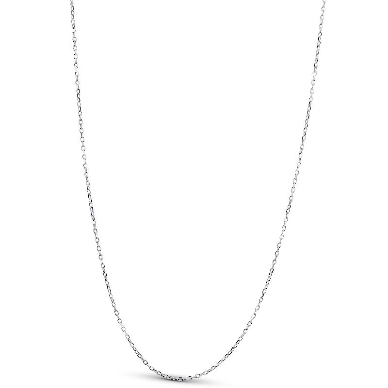 Pompeii3 14k White Gold 18" Chain With Lobster Clasp 1.6 grams, 1 of 4