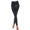 Women's Super Soft Midi-Rise Printed Leggings - One Size Fits Most - White Mark - 2 of 3