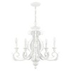 Livex Lighting Valencia 5 - Light Chandelier in  Shiny White - 2 of 2