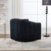 CAVINAS 360° Swivel Velvet Barrel Accent Chair,Oversized Mid-Century Club Chair,Plush Comfy Armchair for Living Room,Bedroom,Office - 4 of 4