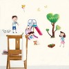 Slickblue Creative Happy Wall Art Decals, Quick Application for Smooth Surfaces, Size 13"x23.5" - 2 of 3