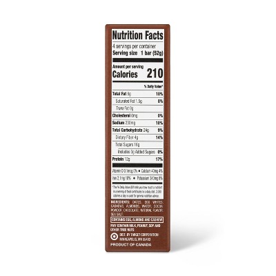 Protein Bars Chocolate - 7.33oz/4ct - Good &#38; Gather&#8482;