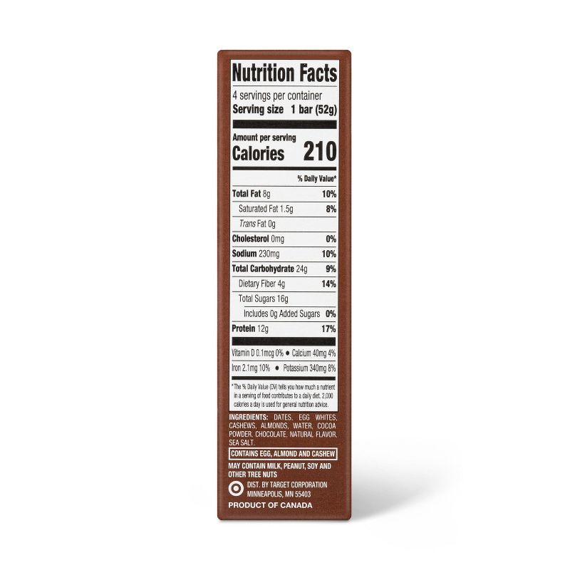 Protein Bars Chocolate - 7.33oz/4ct - Good &#38; Gather&#8482;, 4 of 6