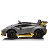 Lamborghini Huracan Sto 24V Kids Ride-On Drift Car, Electric Racing Sports Car Toys with 360° Spin, LED, Music, USB Port, Ages 3-8 - 2 of 4