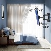 PERLESMITH Full Motion TV Wall Mount for 32-65" Flat/Curved TVs, Dual Articulating Arms, Swivel & Tilt, Supports Up to 99 lbs, Max VESA 400x400mm - 3 of 4