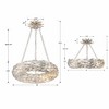 Crystorama Lighting Broche 6 - Light Chandelier in  Antique Silver - 4 of 4