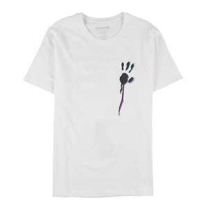 Elevenparis Mens If Graffiti Changed Anything Graphic T-Shirt, White, Medium - 1 of 4
